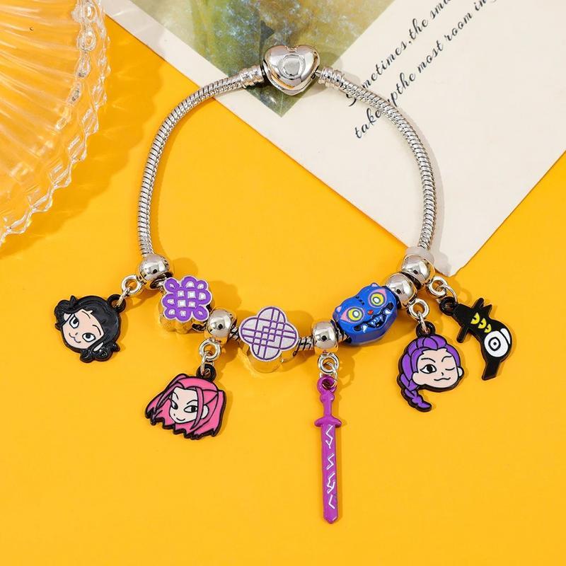 DIY K-Pop Demon Hunters - Inspired Charm - Gems Bracelet