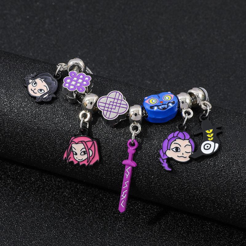 DIY K-Pop Demon Hunters - Inspired Charm - Gems Bracelet