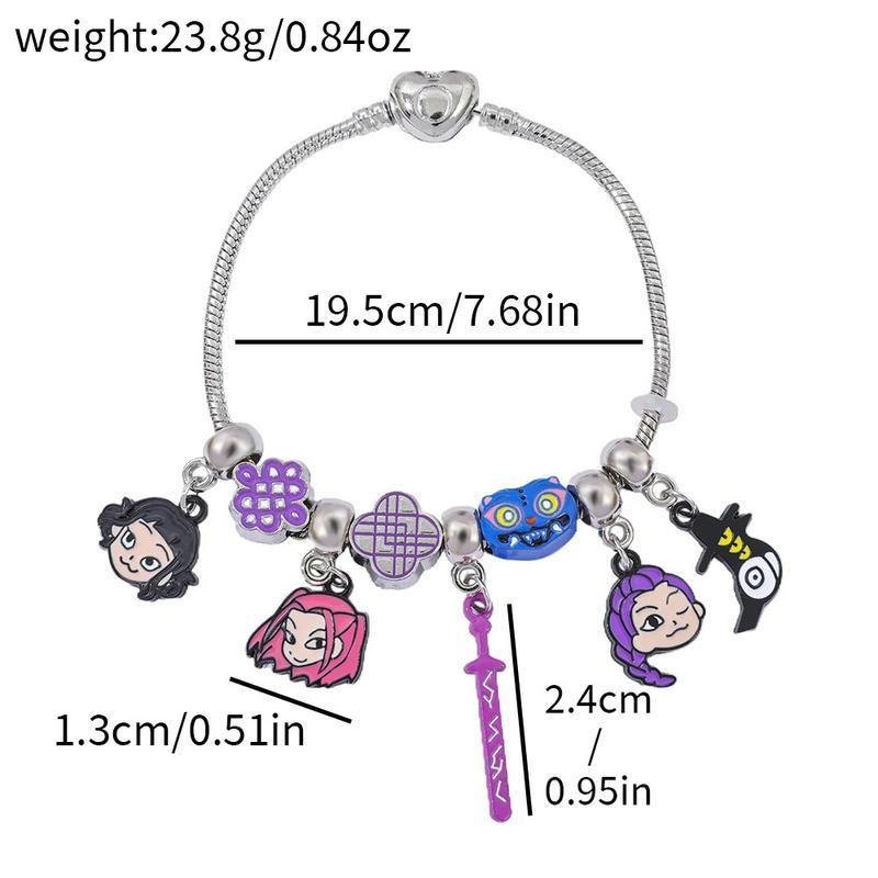 DIY K-Pop Demon Hunters - Inspired Charm - Gems Bracelet